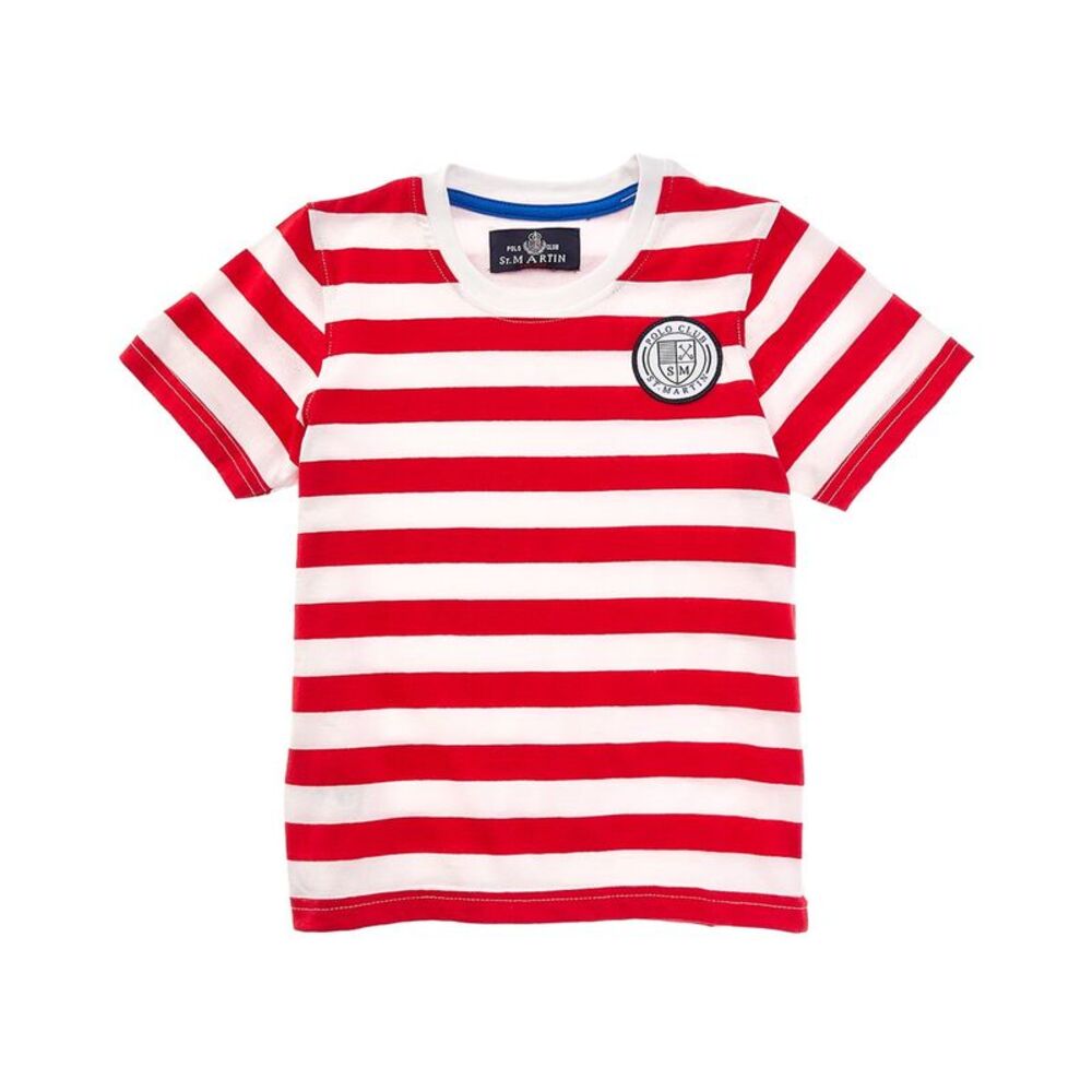 Polo Club St. Martin Boys  Crewneck T-Shirt, Red
